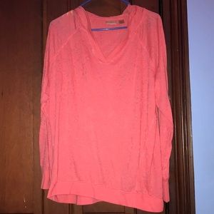 Bright pink/coral color